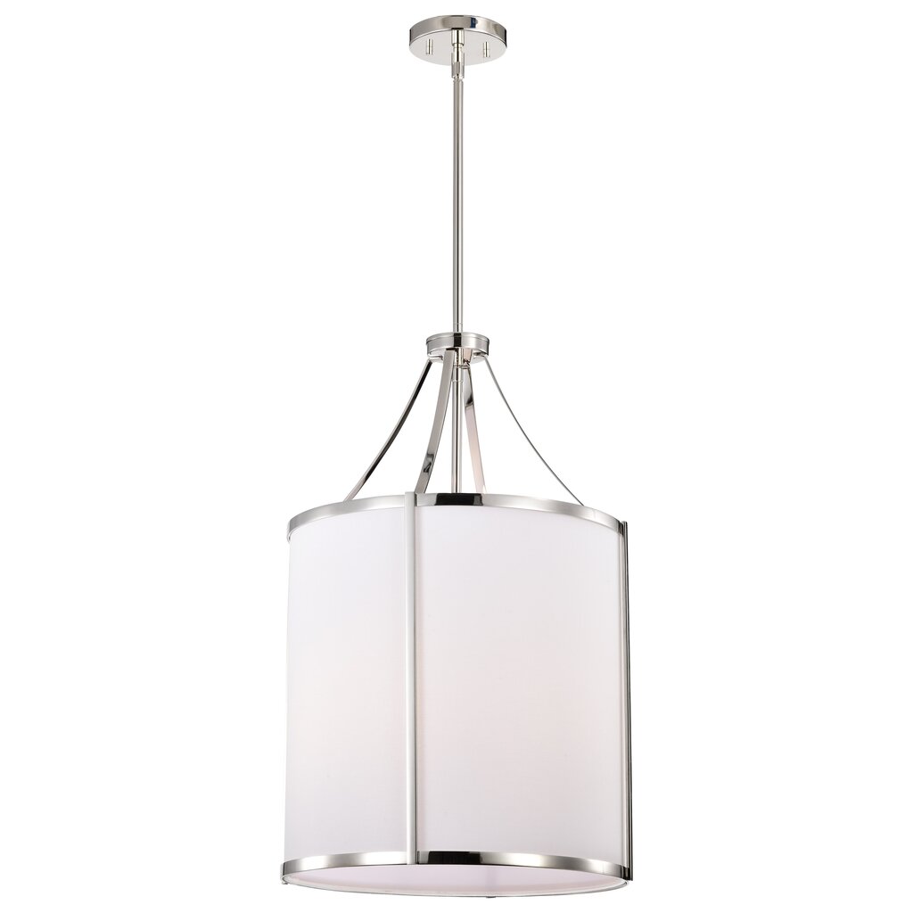Satco 60-7972 Fixture Easton 3 Light Pendant - Polished Nickel Finish