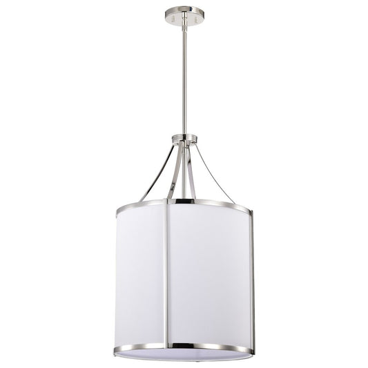 Satco 60-7972 Fixture Easton 3 Light Pendant - Polished Nickel Finish