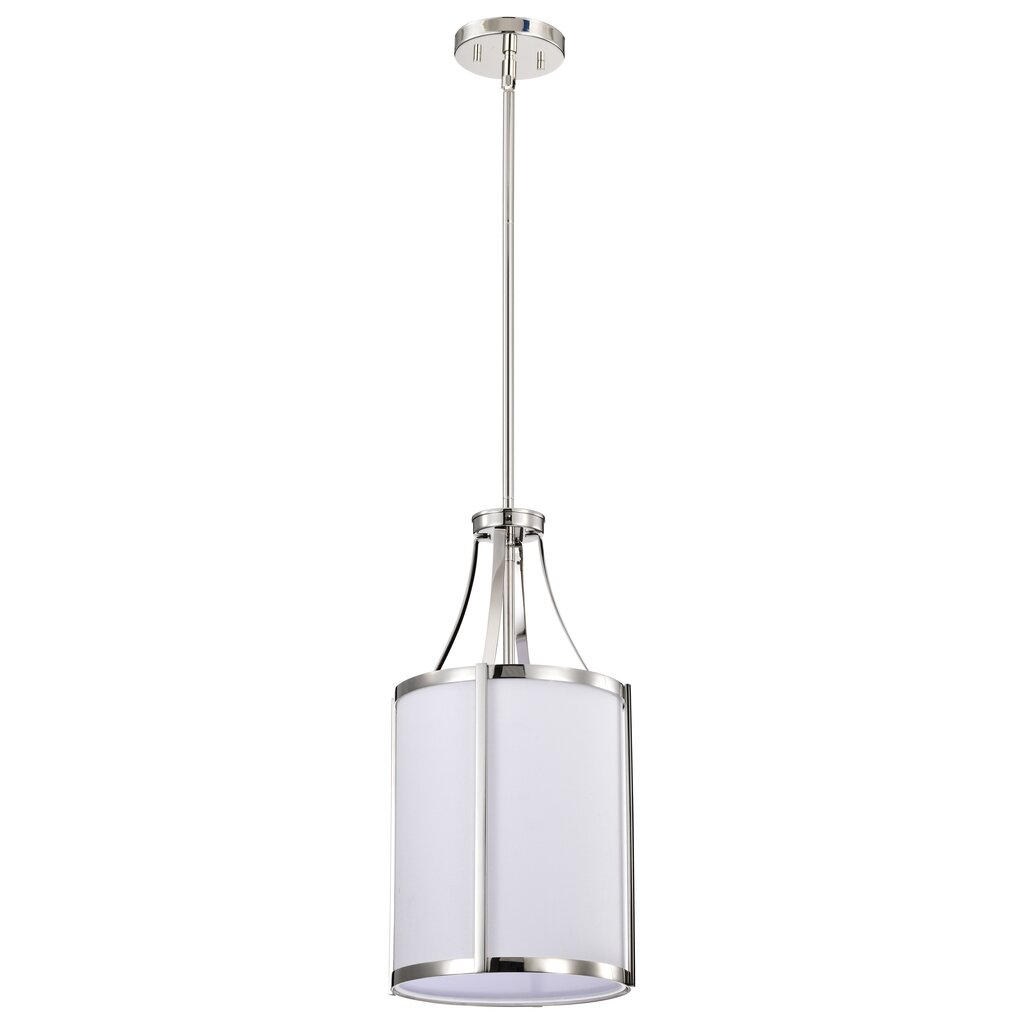Satco 60-7971 Fixture Easton 1 Light Pendant - Polished Nickel Finish