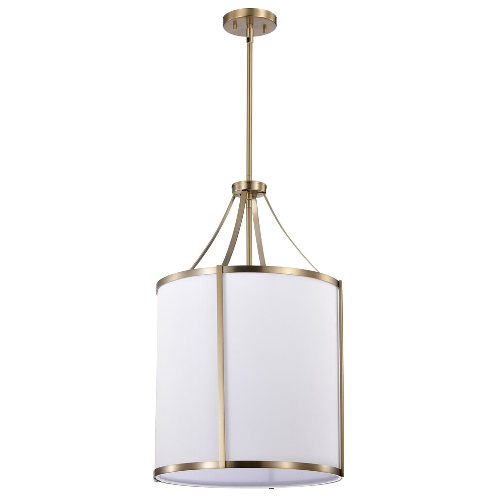 Satco 60-7962 Fixture Easton 3 Light Pendant - Burnished Brass Finish