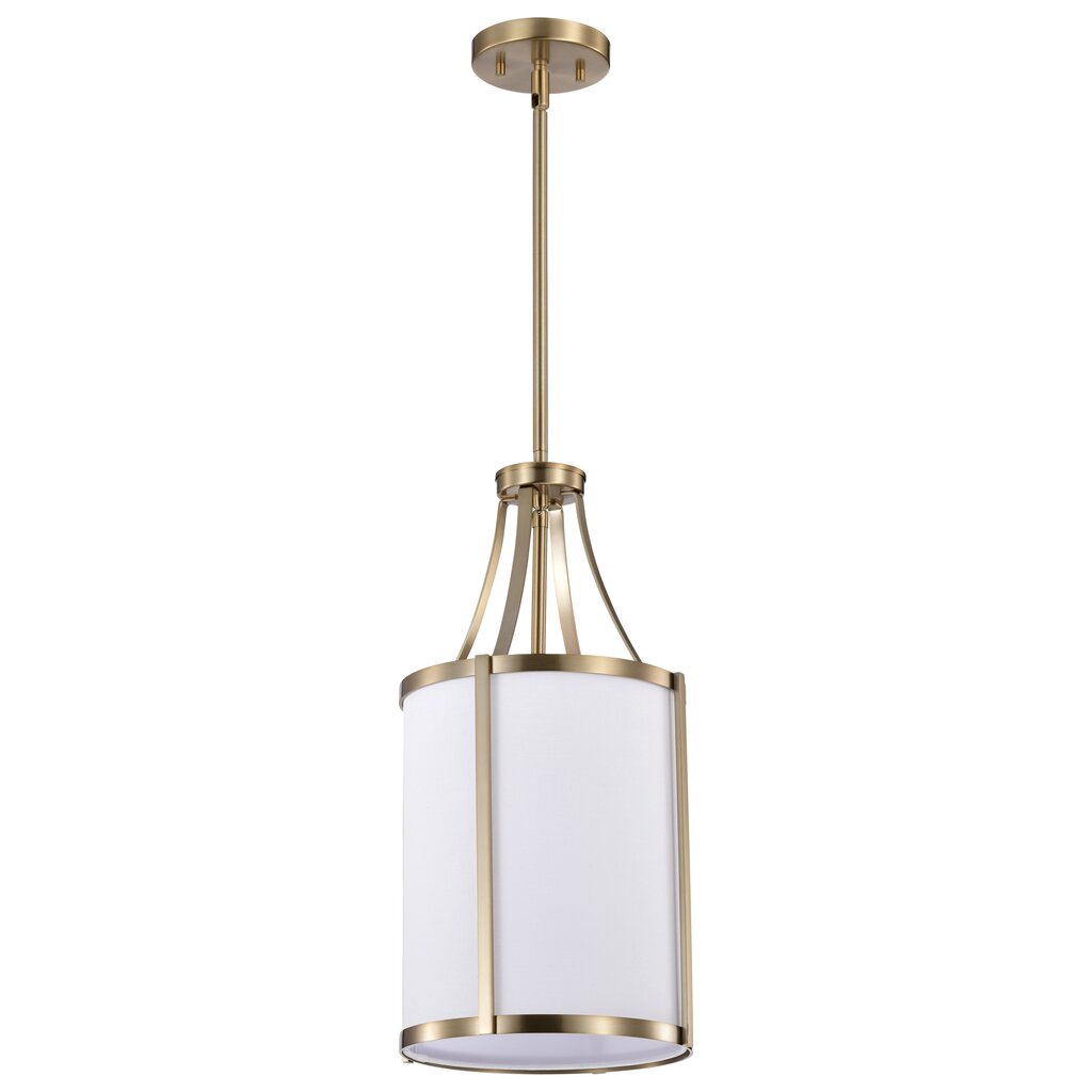 Satco 60-7961 Fixture Easton 1 Light Pendant - Burnished Brass Finish