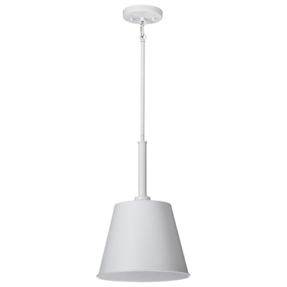 Satco 60-7949 Fixture Alexis 1 Light Small Pendant - Matte White