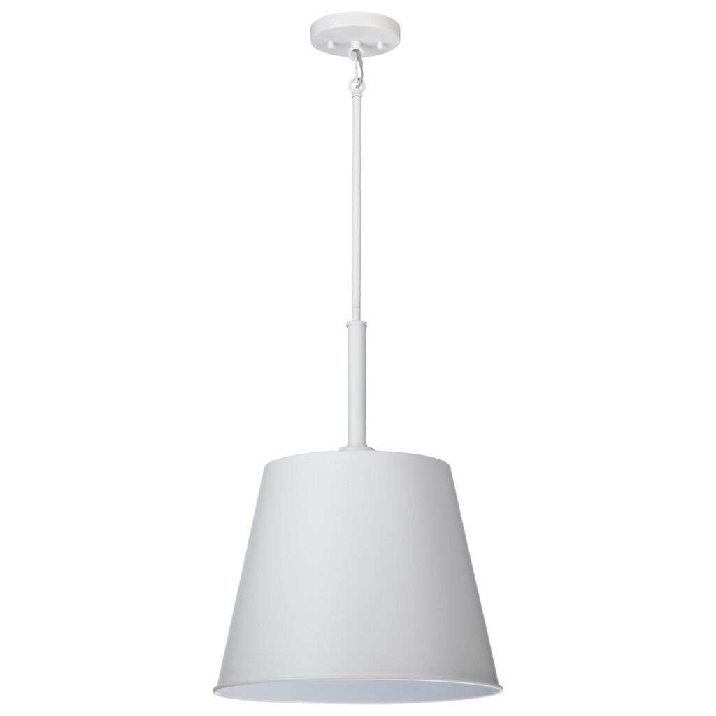 Satco 60-7948 Fixture Alexis 1 Light Large Pendant - Matte White