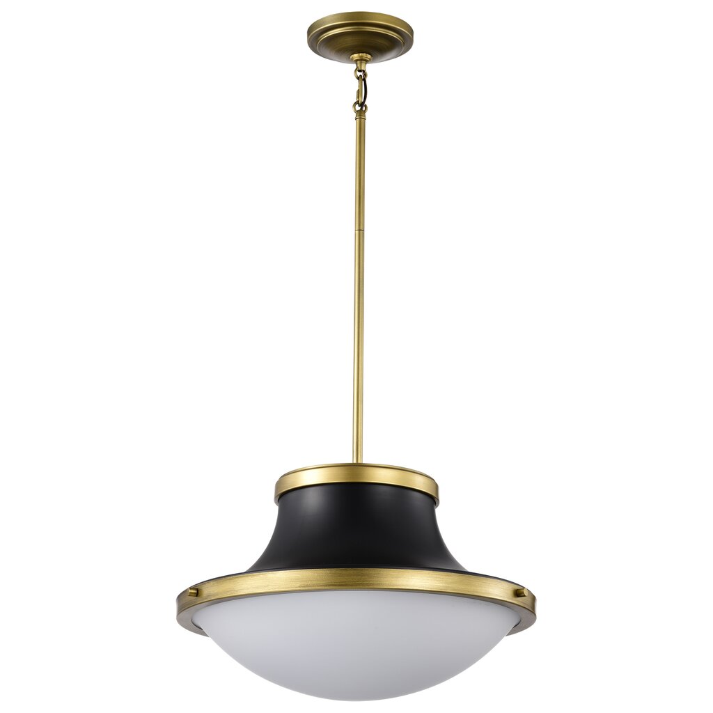 Satco 60-7908 Fixture Lafayette 3 Light Pendant - 18 Inches Matte