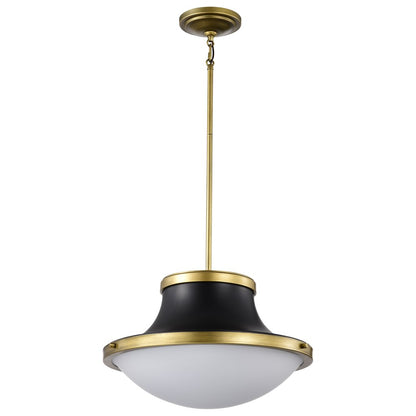 Satco 60-7908 Fixture Lafayette 3 Light Pendant - 18 Inches Matte