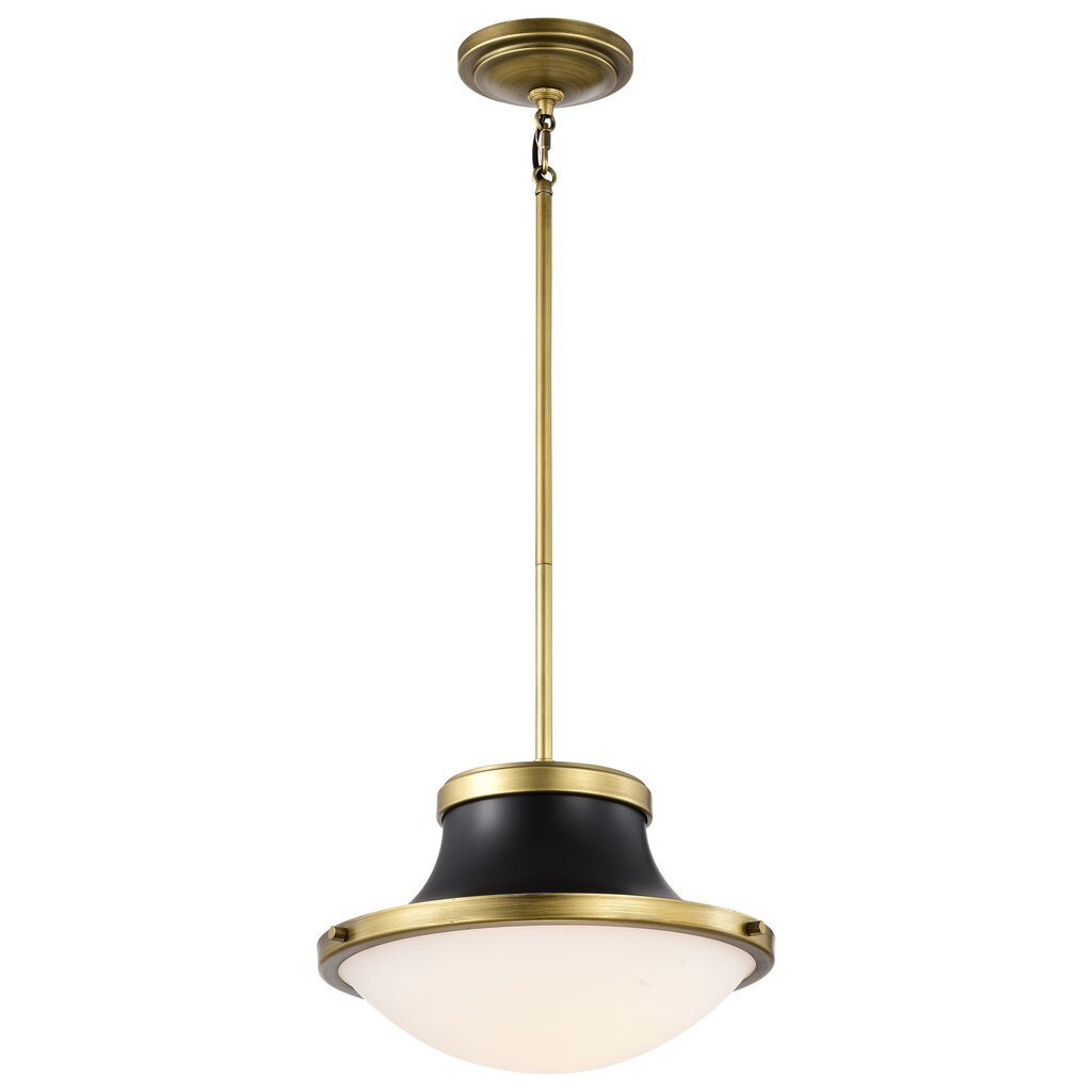 Satco 60-7907 Fixture Lafayette 1 Light Pendant - 14 Inches Matte