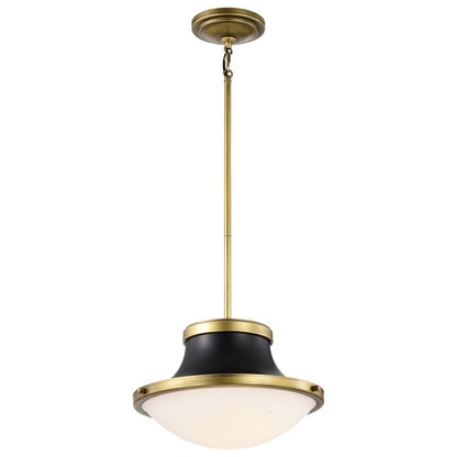 Satco 60-7907 Fixture Lafayette 1 Light Pendant - 14 Inches Matte