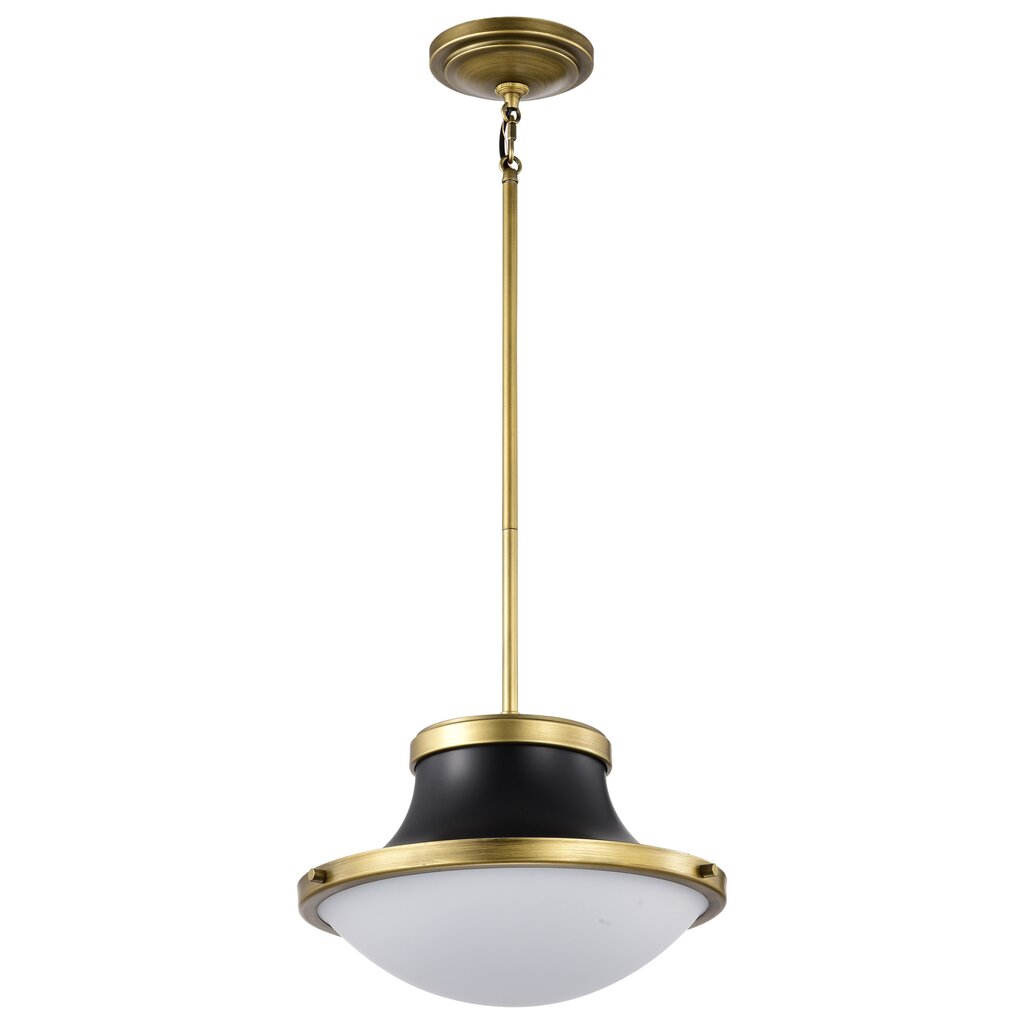 Satco 60-7907 Fixture Lafayette 1 Light Pendant - 14 Inches Matte