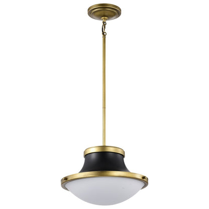 Satco 60-7907 Fixture Lafayette 1 Light Pendant - 14 Inches Matte