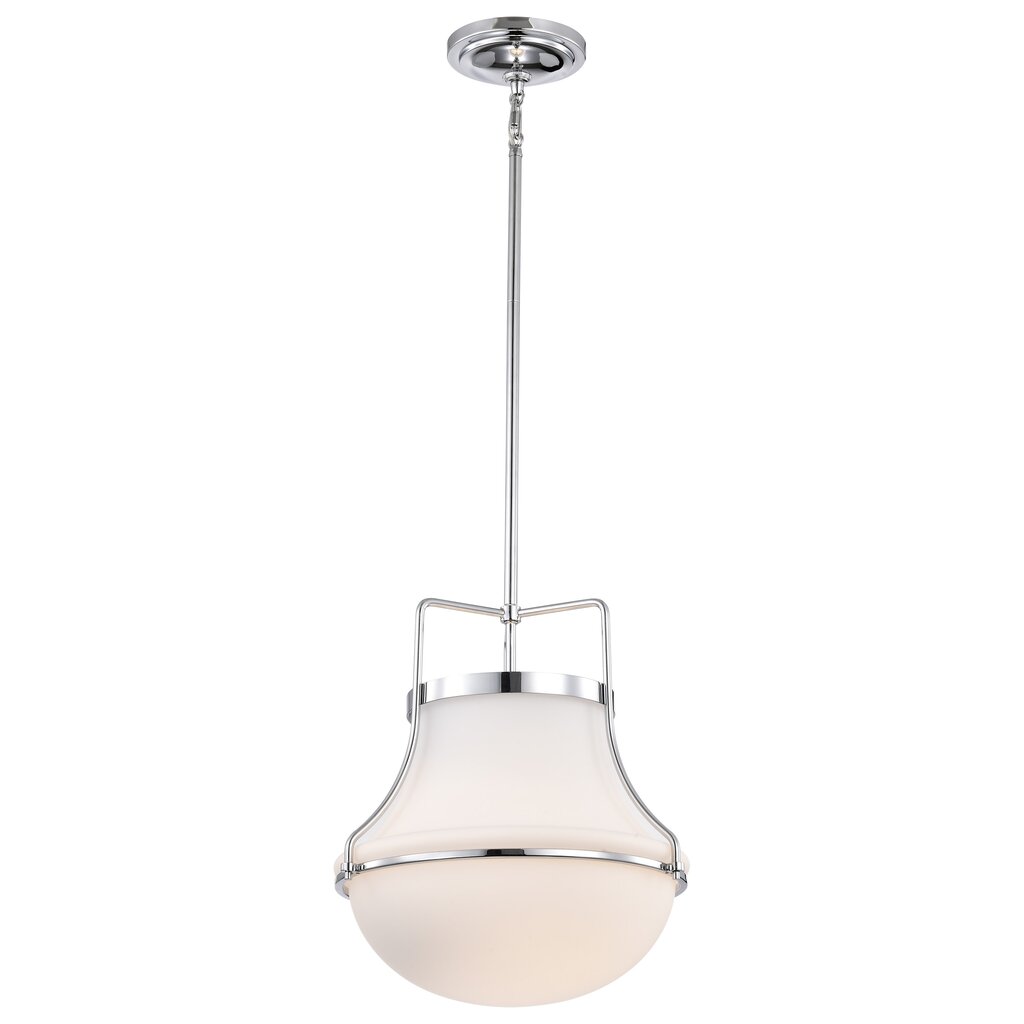 Satco 60-7873 Fixture Valdora 1 Light Pendant - 14 Inches Polished