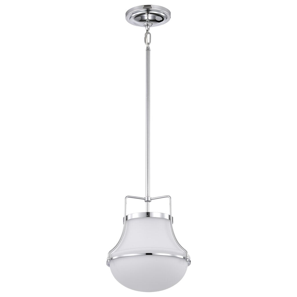 Satco 60-7872 Fixture Valdora 1 Light Pendant - 10 Inches Polished