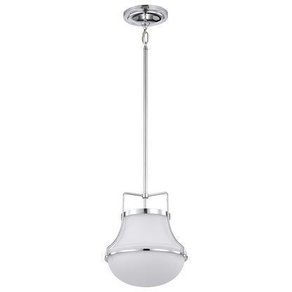Satco 60-7872 Fixture Valdora 1 Light Pendant - 10 Inches Polished