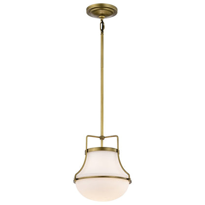 Satco 60-7862 Fixture Valdora 1 Light Pendant - 10 Inches Natural