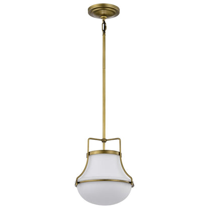Satco 60-7862 Fixture Valdora 1 Light Pendant - 10 Inches Natural
