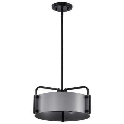 Satco 60-7852 Fixture Altos 3 Light Small Pendant - Gray and Matte