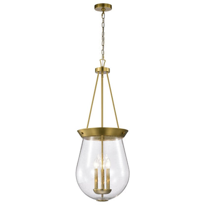 Satco 60-7804 Fixture Boliver 3 Light Pendant - 14 Inches Vintage