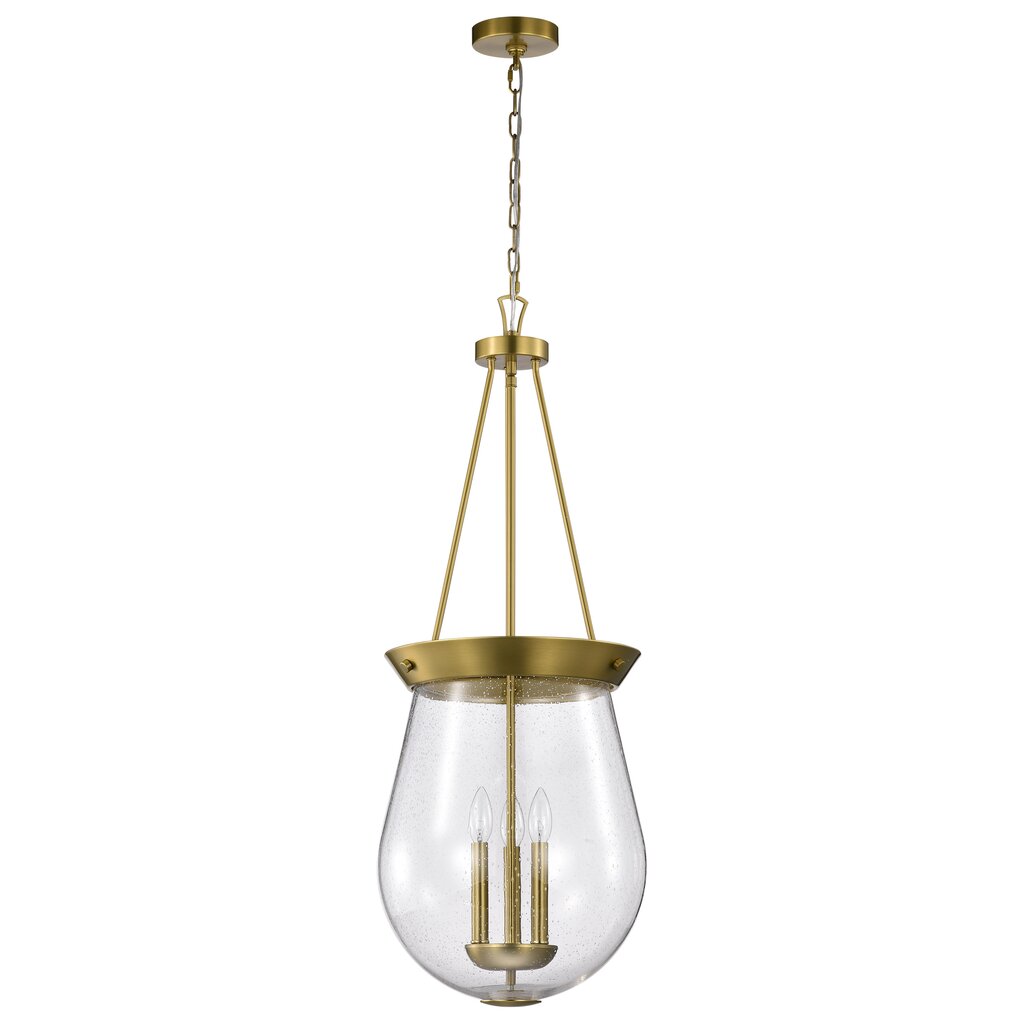 Satco 60-7804 Fixture Boliver 3 Light Pendant - 14 Inches Vintage