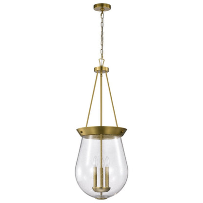 Satco 60-7804 Fixture Boliver 3 Light Pendant - 14 Inches Vintage