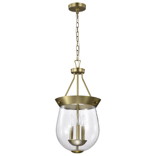 Satco 60-7801 Fixture Boliver 3 Light Pendant - 11 Inches Vintage