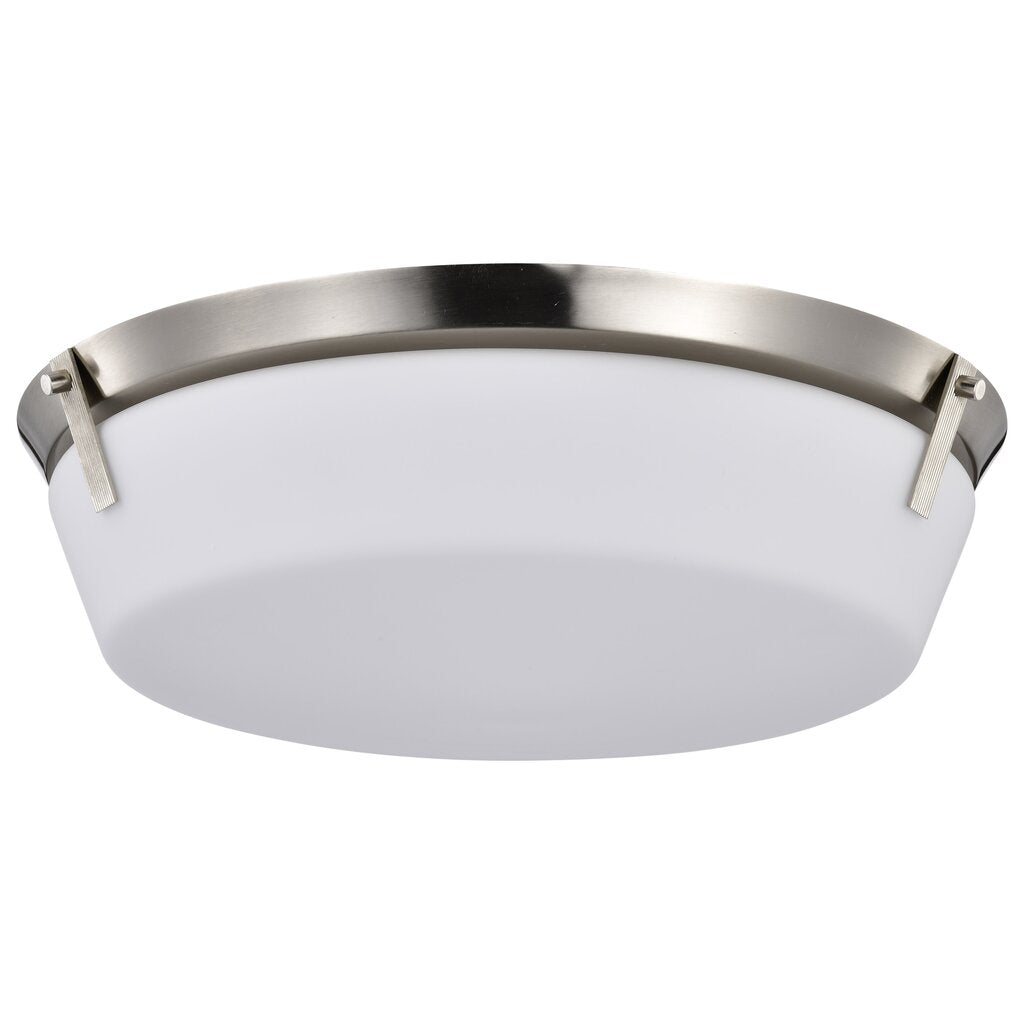 Satco 60-7761 Fixture Rowen 4 Light Flush Mount - Brushed Nickel