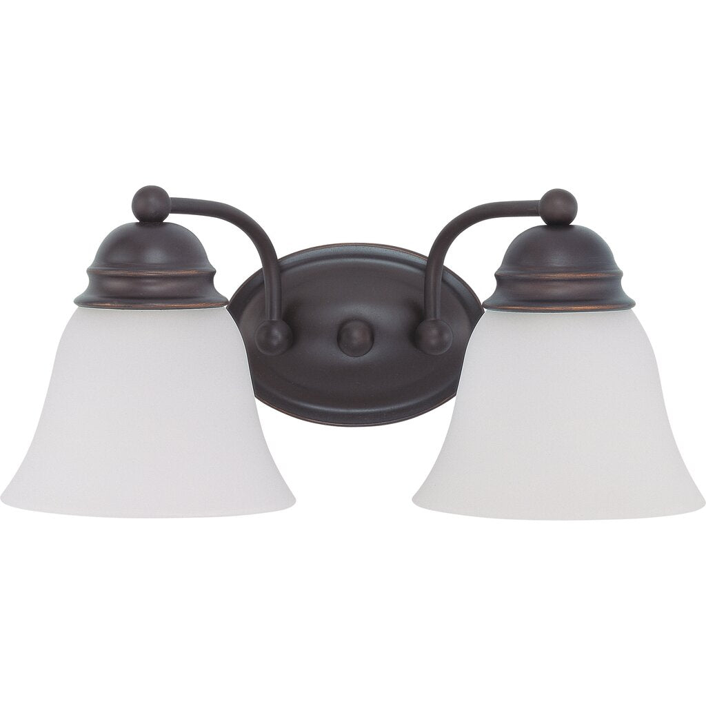 Satco 60-6086 Fixture Empire - 2 Light 15 in. Vanity with Frosted