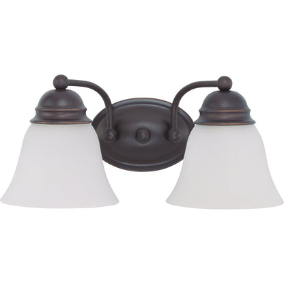 Satco 60-6086 Fixture Empire - 2 Light 15 in. Vanity with Frosted