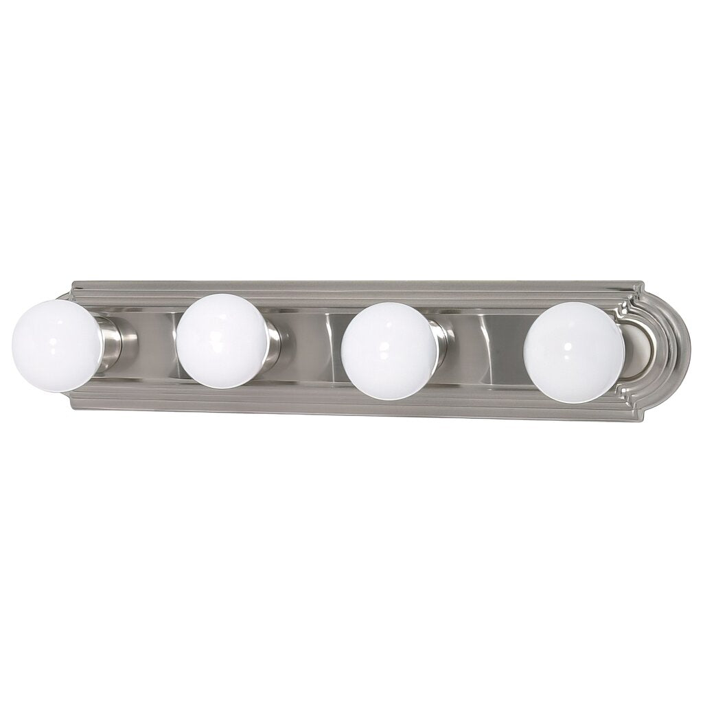 Satco 60-6073 Fixture 4 Light - 24 in. Vanity Racetrack Style Color