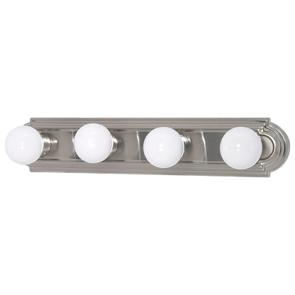 Satco 60-6073 Fixture 4 Light - 24 in. Vanity Racetrack Style Color
