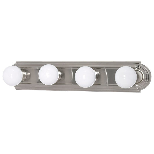 Satco 60-6073 Fixture 4 Light - 24 in. Vanity Racetrack Style Color