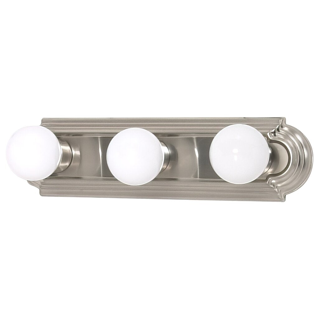 Satco 60-6072 Vanity Fixture 3 Light - 18 in. Racetrack Style Color
