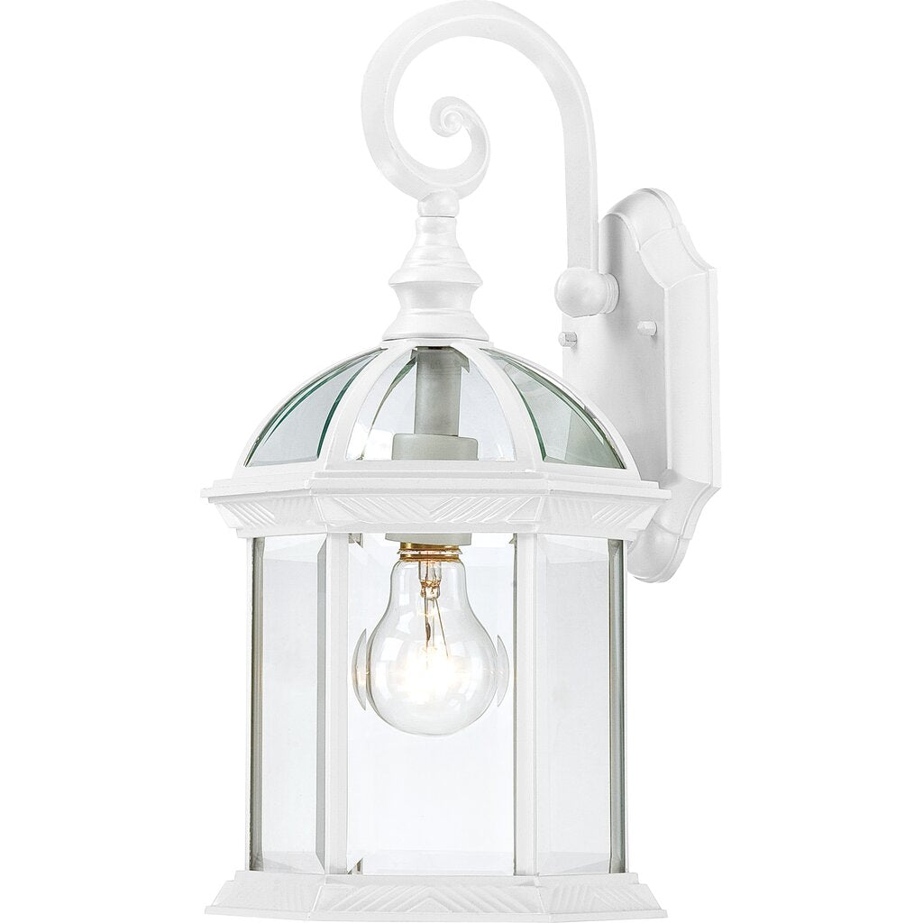 Satco 60-3494 Fixture Boxwood - 1 Light 15 in. Outdoor Wall with Clear
