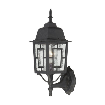 Satco 60-3489 Fixture Banyan - 1 Light 17 in. Outdoor Wall with Clear