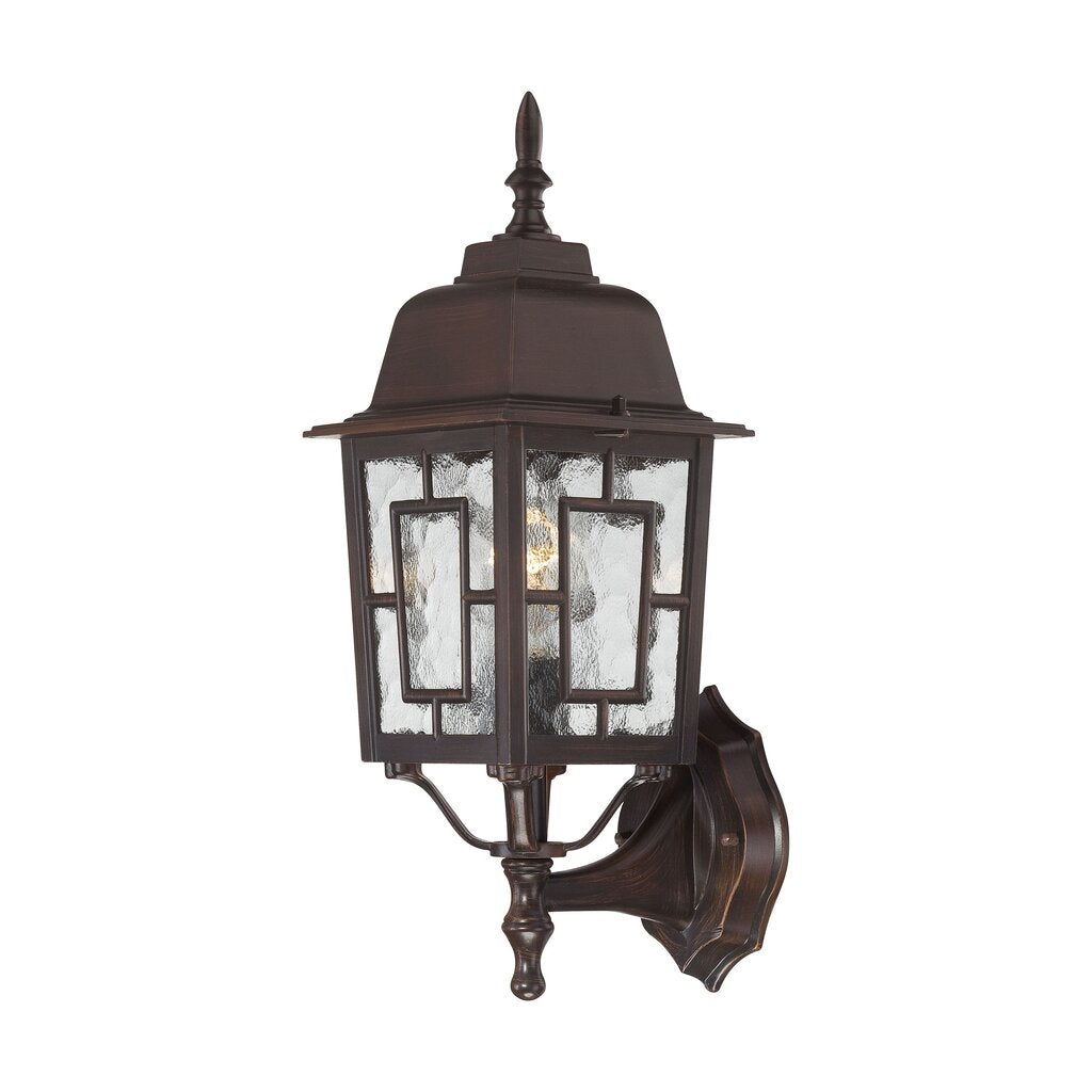 Satco 60-3488 Fixture Banyan - 1 Light 17 in. Outdoor Wall with Clear