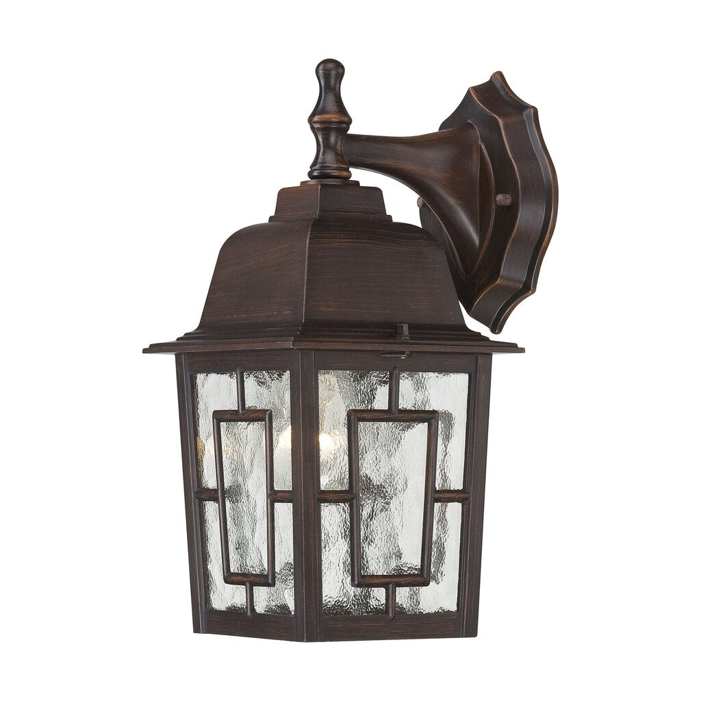 Satco 60-3485 Fixture Banyan - 1 Light 12 in. Outdoor Wall with Clear