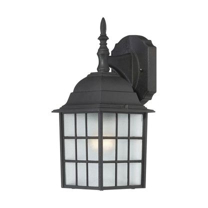 Satco 60-3482 Fixture Adams - 1 Light 14 in. Outdoor Wall with Frosted