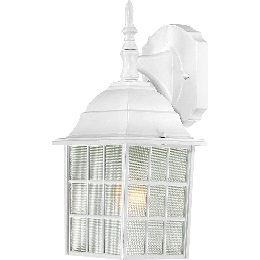 Satco 60-3480 Fixture Adams - 1 Light 14 in. Outdoor Wall with Frosted