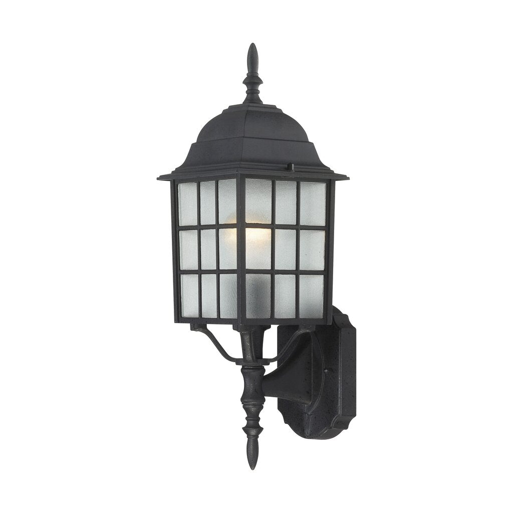 Satco 60-3479 Fixture Adams - 1 Light 18 in. Outdoor Wall with Frosted