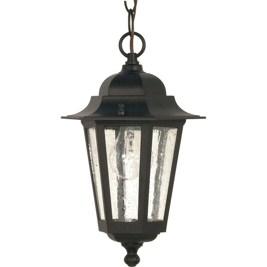 Satco 60-3476 Fixture Cornerstone - 1 Light 13 in. Hanging Lantern