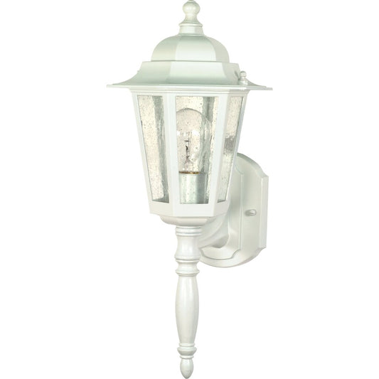 Satco 60-3470 Fixture Cornerstone - 1 Light 18 in. Wall Lantern with