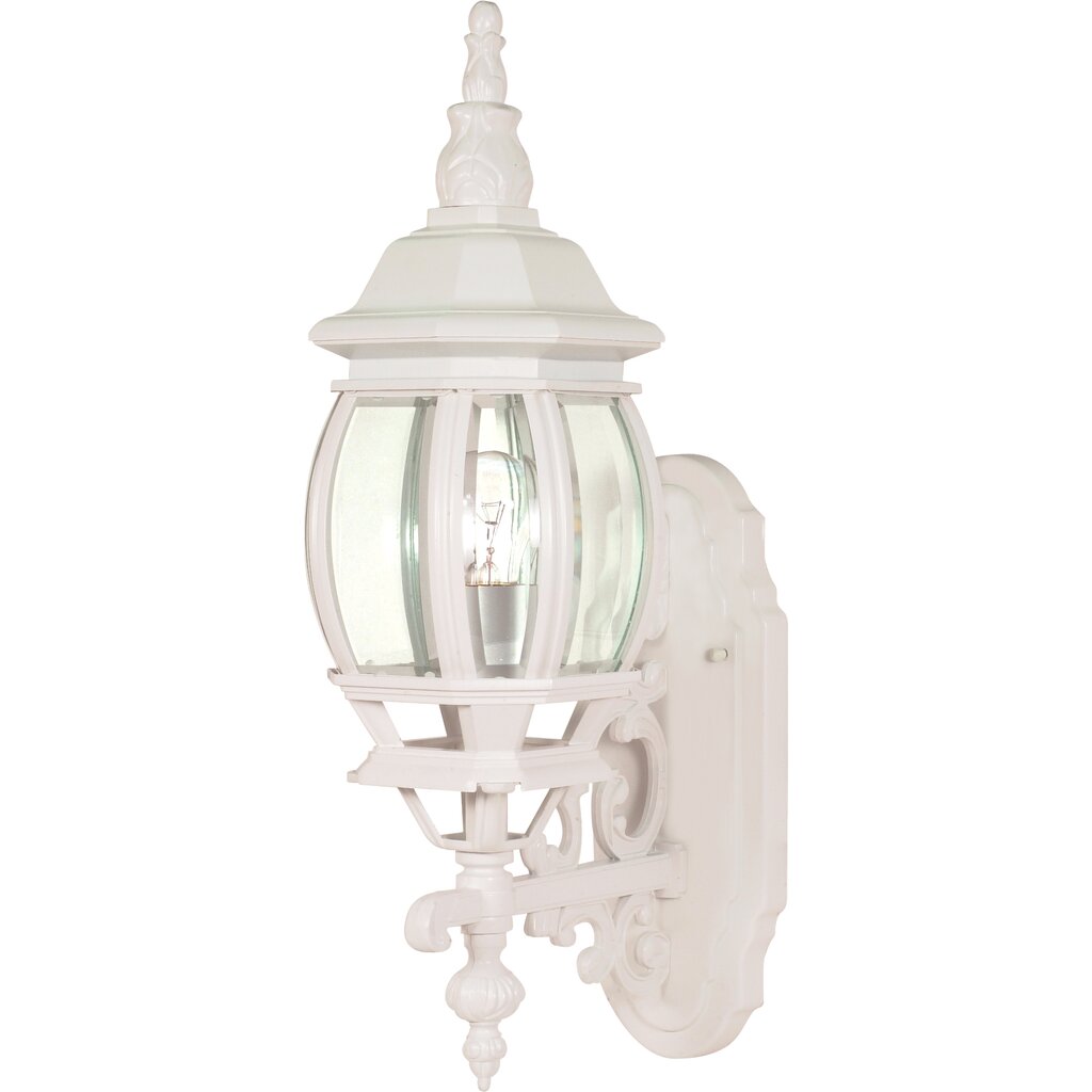 Satco 60-3467 Fixture Central Park - 1 Light 20 in. Wall Lantern with