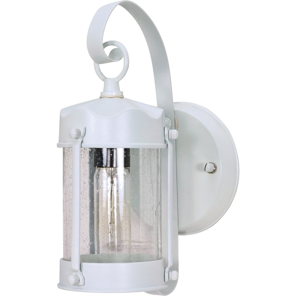 Satco 60-3460 Fixture 1 Light - 10-5/8 in. Wall Lantern Piper with
