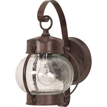 Satco 60-3458 Fixture 1 Light - 10-5/8 in. Wall Lantern Onion with