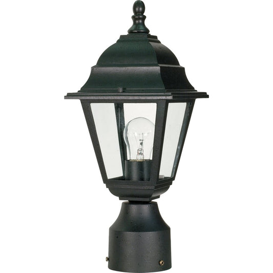 Satco 60-3456 Fixture Briton - 1 Light 14 in. Post Lantern with Clear