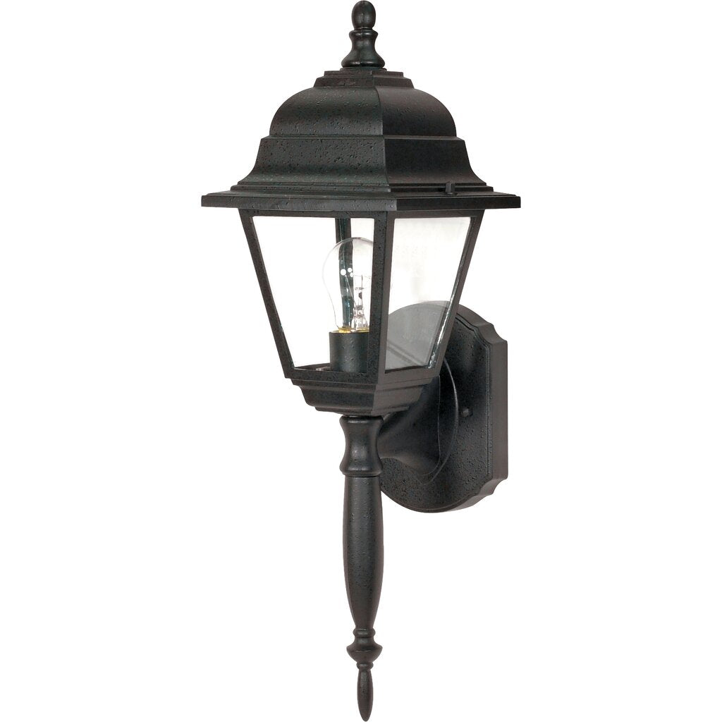 Satco 60-3455 Fixture Briton - 1 Light 18 in. Wall Lantern with Clear