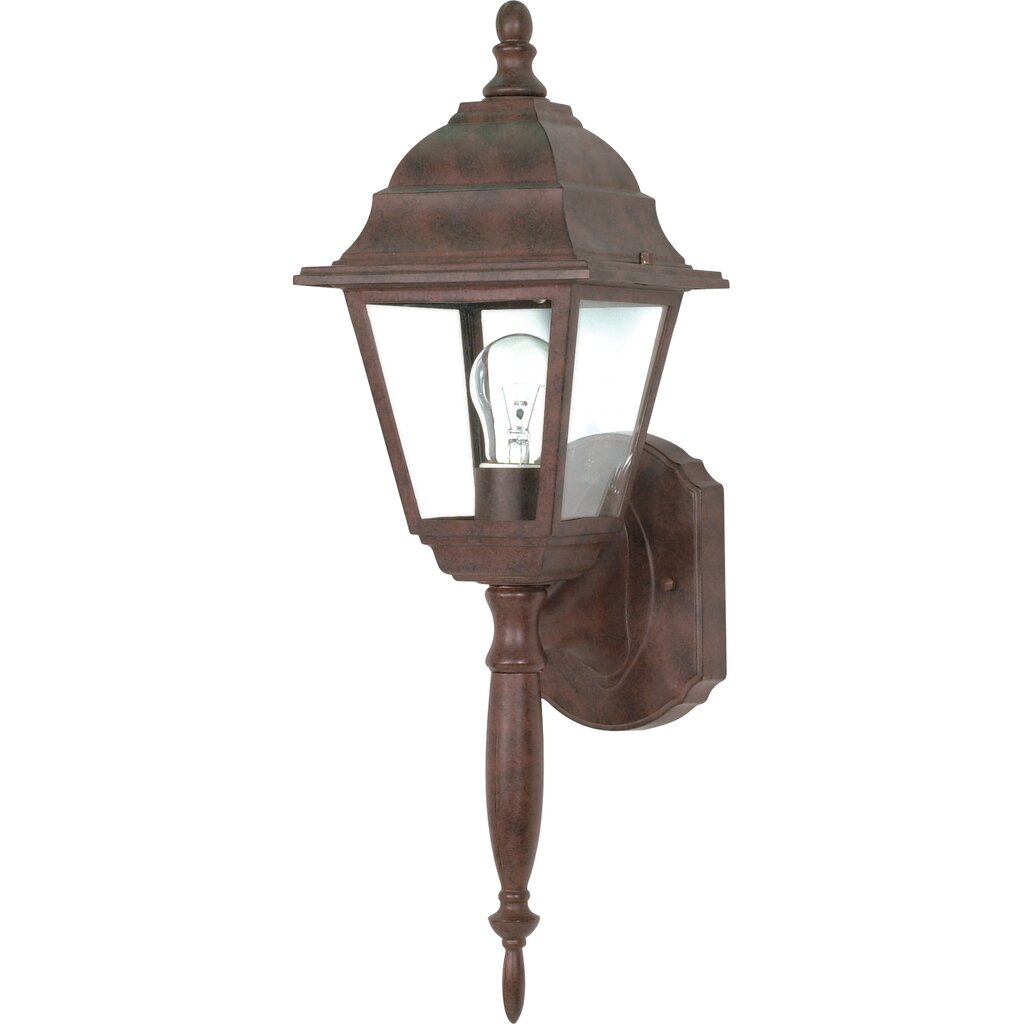 Satco 60-3454 Fixture Briton - 1 Light 18 in. Wall Lantern with Clear