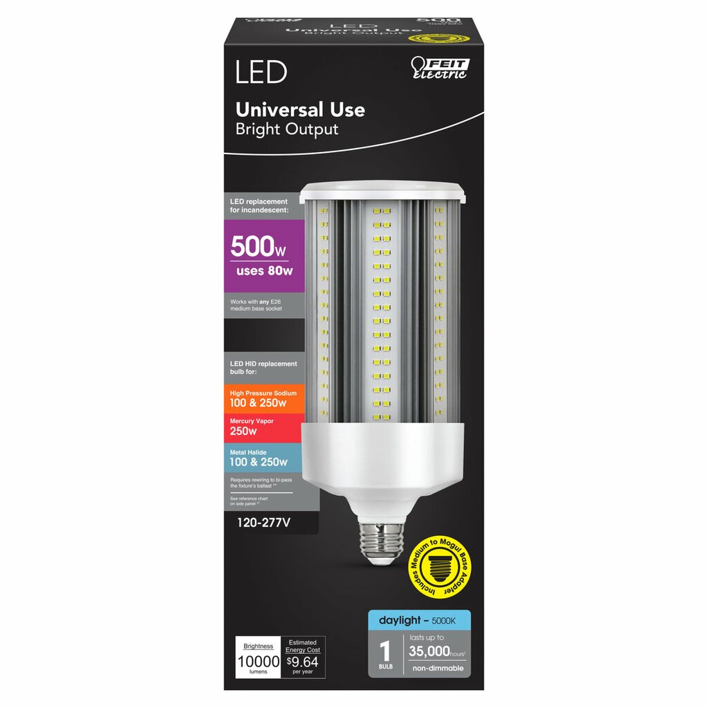 Feit Electric C10000/5K/LEDG3/HDRP 80W Daylight LED Light Bulb
