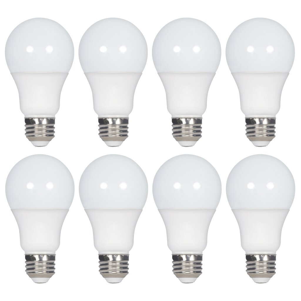 8 pack - Satco S11461 9W A19 LED Light Bulb