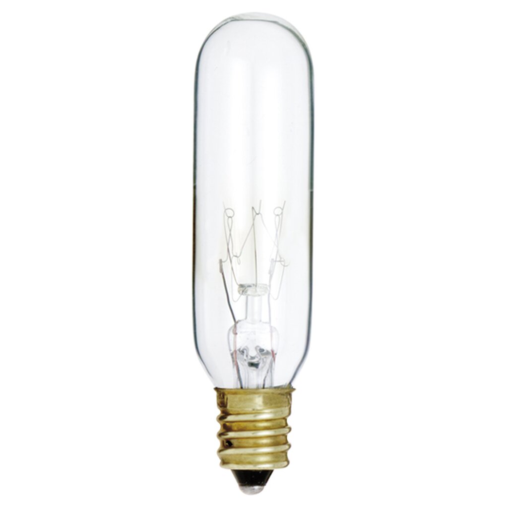 120 pack - SATCO S3714 25W T6 Incandescent Light Bulb