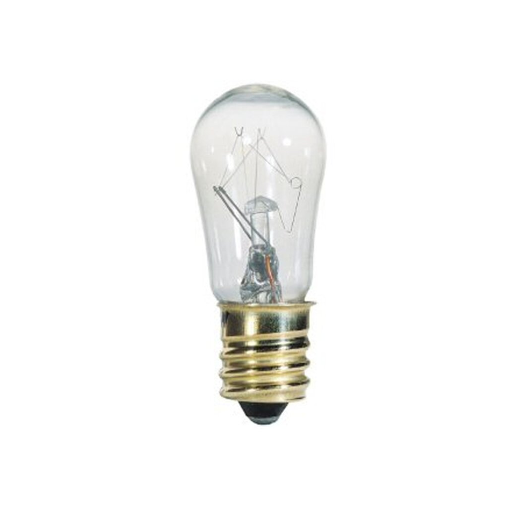 SATCO S4567 3W S6 Incandescent Light Bulb