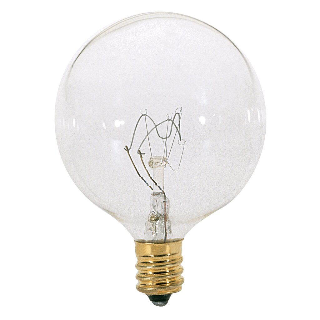 120 pack - SATCO S3726 15W G16.5 Incandescent Light Bulb